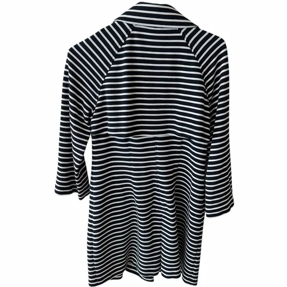 Like New Cabi Maritime Trench Blazer Coat Striped Jacket Small - Picture 3 of 5